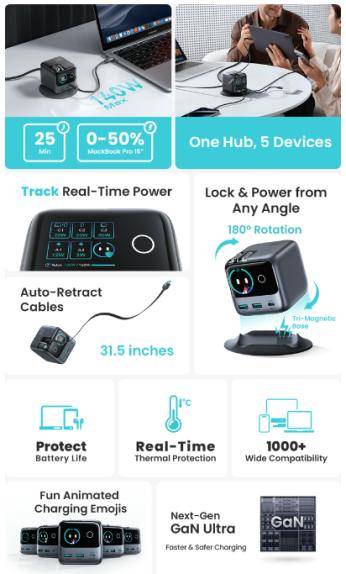 ickstarter 30天众筹狂揽破百万!不朽情缘首页机乐堂新品PODIX桌面充海外K(图5)