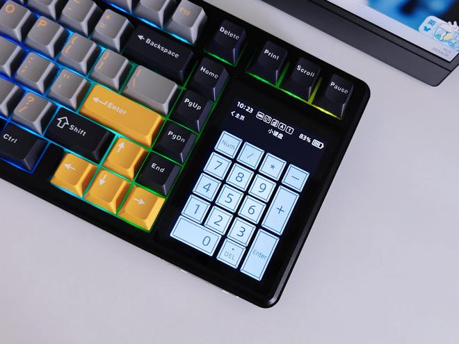 蛛L99带您解锁机械键盘新形态不朽情缘游戏平台触控大屏加持狼(图9)