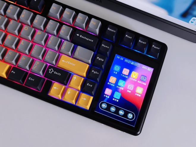 蛛L99带您解锁机械键盘新形态不朽情缘游戏平台触控大屏加持狼(图13)